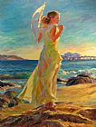 Vladimir Volegov Famous Paintings - Summer Wind